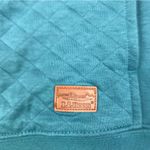 L.L.Bean Quilted Full Zip Sweatshirt Women M Teal Cozy Outdoor Everyday Travel Photo 6