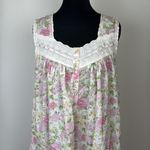 Charter Club  vintage cotton Floral Lace night gown Sz S Photo 1