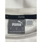 Puma Crew Neck Spellout Jumper Sweatshirt Womens L White Bag 6 Photo 2