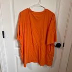 Aerie  Orange XL Graphic Tee "Here To Amuse" Relaxed Fit Cotton Blend T-Shirt Photo 6