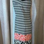 Mario Serrani Size 2 Geometric Print Mid Length Dress Photo 3