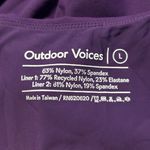 Outdoor Voices Zoom Cropped Tank Top Size Large Acai Purple Built In Bra Photo 6