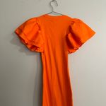 ZARA NWT Ribbed Ruffle Sleeve Mini Dress Photo 4