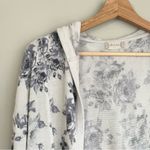 Altar'd State Altar’d State Blue White Floral Hooded Cardigan Size Small Photo 1