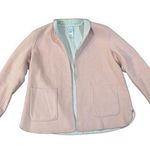 Chico's  wool blend bright pastel pink jacket blazer size womens 3P Photo 0