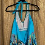 American Trends Bright Blue Floral Swim Shorts Dress XXXL NWOT Size undefined Photo 1