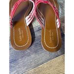 Kate Spade  New York Size 7 M Carol Sandal Red Patent Leather‎ Embellished Thong Photo 3