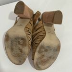 Matisse Mummy Sling Back Heeled Sandals Size 8.5 Beige Camel Brown Photo 6