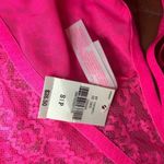 PINK - Victoria's Secret New Victoria's Secret VS PINK Unlined Bra Bralette Silver Glitter Lace S NWT Photo 4