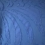 LuluB Cobalt Blue Textured Asymmetrical Top Size XL Photo 2