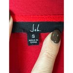Joh Sweastshirt Women Small Red Embellished Bow Rhinestone Holiday Athleisure Photo 8