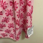 ASOS  Design Womens Mini Dress Size 12 Light Pink With Hot Pink Bows Print NWOT Photo 3