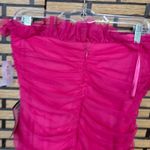 Blondie Nites  Pink Strapless Dress Size‎ 13 Photo 3