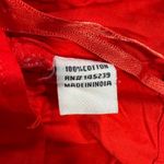 Sim & Sam Paolina Red Crop Top Smocked Strappy Ruffled Tiered Size Small Tie Bow Photo 6