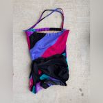 Vintage Rose Marie Reid Halter One Piece Swim Suit, Size 12 Pink Photo 2