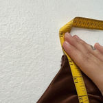 Windsor Brown Beaded Babydoll Dress, Y2K,‎ Boho, Vintage, Retro, Elegant, Formal, Medium Photo 5