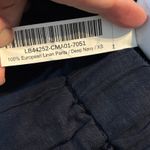 Quince  Size XS 100% European Linen Pants Deep Navy Pull On Elastic Waist Photo 5