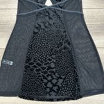 Cassandra Intimates Black Velvet And Sheer Slip Size Small Black Photo 4