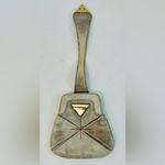 Botkier Grey Leather Looped Small Wristlet Bag RARE Origami Style Photo 5