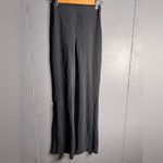 Lululemon Brushed Softstreme Ribbed Zip Flared Pant 32.5" Black. Size 2 Photo 3