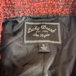 Lucky Brand  Red Black Tweed Women's Jacket Size Small Photo 6