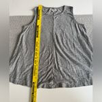 Knox Rose  Heather Gray Scoop Neck Loose Fit Distressed Tank Top Sz Medium Photo 6
