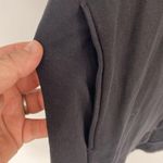 Eileen Fisher Full Zip V Neck Black Sweatshirt Tencel Blend Womens Size S Photo 4