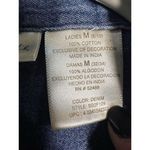 Bobbie Brooks‎ Blue Denim Shirt Womens Medium Button Up Embroidery Western Photo 7