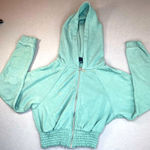 Urban Outfitters Out From Under Cropped Hoodie Green Size M Photo 0