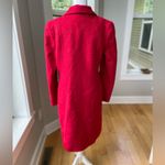 Vintage The Limited Classic Red Wool Mohair Long Dress Coat Size Small Photo 4