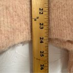 Boundless North Pink Fuzzy Floral Embroidered Crew Neck Sweater Womens L Grandma Size L Photo 7