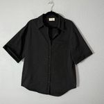 Dissh Maxie Black Cotton Shirt Size 4 Photo 0