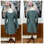 CeCe Beautiful  Green Floral Fit & Flare Mini Dress! Photo 1