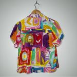 Jams World  Vintage Women’s Short Sleeve Button Down Shirt Size XS Photo 5