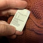 American Eagle  Rust Henley Sweater | Lightweight Knit Long Sleeve Photo 2