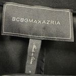 BCBGMAXAZRIA  Black Faux Suede Asymmetrical Cropped Eyelet Studded Zip Jacket S Photo 8