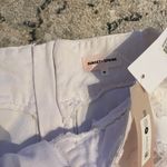 Sunset And Spring White Denim Skirt  Photo 1