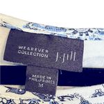 J.Jill Women's Wearever Collection Blue Floral Sleeveless Tunic Photo 1