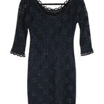 Sara Campbell "The Ballet Dress" Black Lace Midi‎ Dress NWT Size Small Photo 0