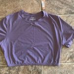 SKIMS Fits Everybody Super Cropped T-Shirt Plum Size Large Photo 4