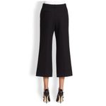 Theory  Halientra wide leg crop trousers culottes Size 8 Photo 3