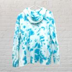 Jane & Delancey Hoodie L Blue White Tie Dye Pullover Sweatshirt Cotton Size L Photo 2