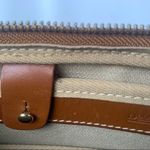 Dooney & Bourke Vintage  Signature Canvas with Leather Trim Handbag in Brown Pink Photo 15