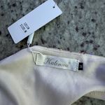 Kalinnu Champagne Sequins Mermaid Evening Gown dress Size Medium New with tags Tan Photo 11