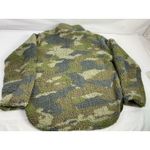 Thread Supply Camo Sherpa Fleece Half Zip Pullover Top Green Camouflage Small Size undefined Photo 1