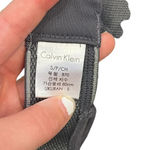 Calvin Klein  Women's Small‎ Lightly Lined Bralette Black/Grey Sports Bra Photo 4
