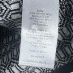 Talbots  Sweater Womens MP Black White 100% Wool Cowl Neck 3/4 Sleeve Old Money Photo 5