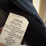 Vince  Leather Scuba Asymmetrical Black Leather Jacket | S Photo 4