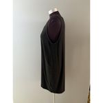 Eileen Fisher Dress Womens Large Black Sleeveless Tank Italian Yarn Soft Stretch Photo 2