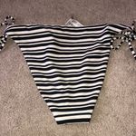 Forever 21 String Bikini Bottom Striped Black White XL NWT Photo 2